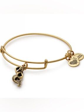 Alex and Ani Gold Mermaid Charm Bangle Bracelet